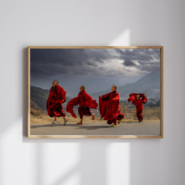 Bhutan Monks