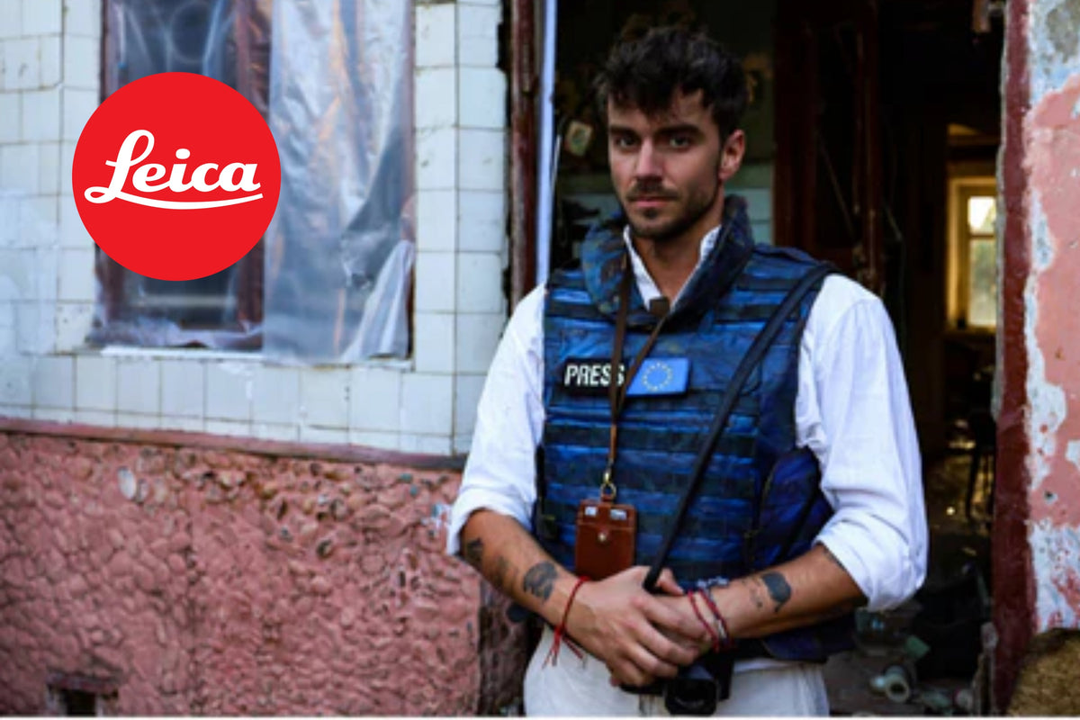 Leica Austria brand ambassador announcement featuring photographer Laurin Strele.