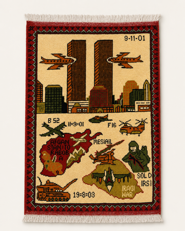 Afghan War Rug No. 08