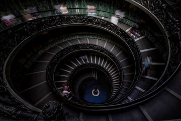 Bramante Staircase — fine art photograph by Laurin Strele