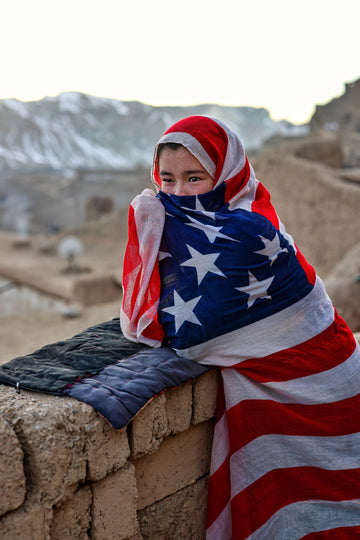 After They Left — UN Women Afghanistan charity print by Laurin Strele