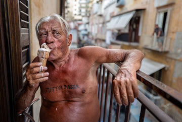 Tutto Passa, Naples — Neapolitan balcony portrait photographed by Laurin Strele