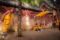 Flying Wall — Shaolin monk photographed by Laurin Strele in China