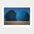 A1 photo poster of Martyr Monument, Baghdad by Laurin Strele, shown with a white border and light-grey artist name.